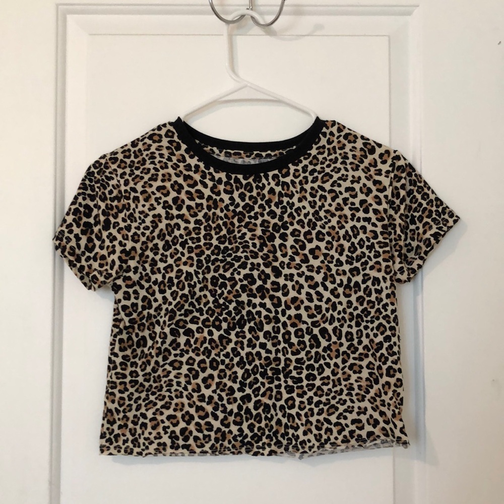 Target brand: art class leopard print tee